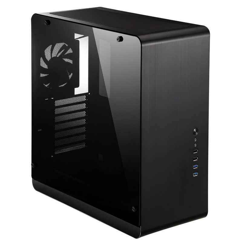 Obudowa do komputera Jonsbo UMX4 Window Midi-Tower, hartowane szkło czarna
