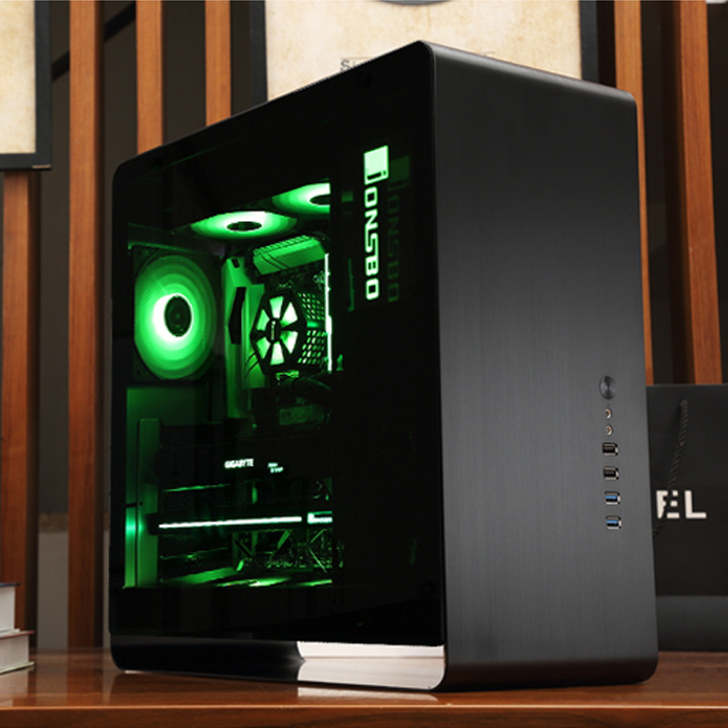 Obudowa do komputera Jonsbo UMX4 Window Midi-Tower, hartowane szkło czarna