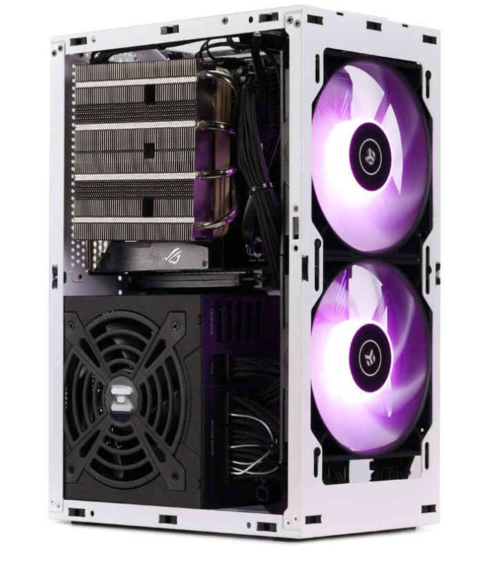 Obudowa do komputera Ssupd Meshlicious Full Mesh ITX biała