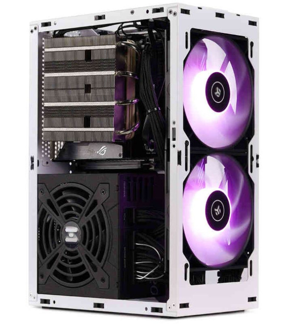 Zdjęcie produktu: Obudowa do komputera Ssupd Meshlicious Full Mesh ITX biała