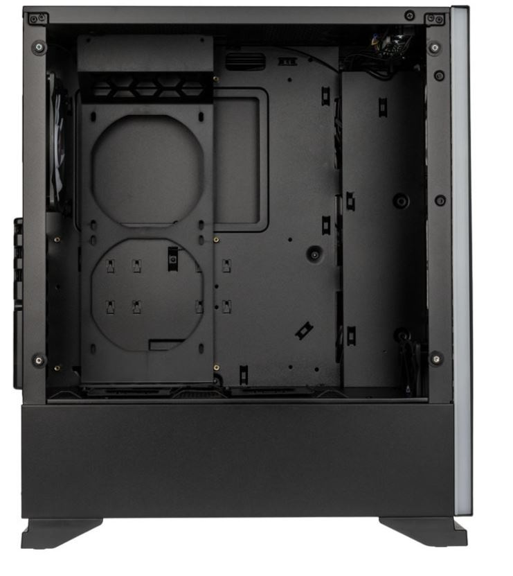 Obudowa do komputera Zalman S5 Midi-Tower, hartowane szkło czarna