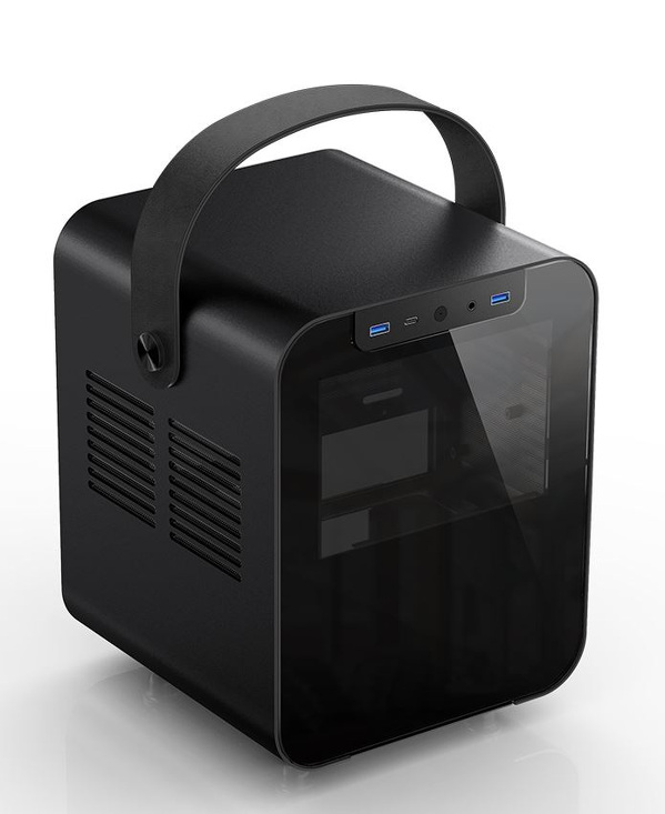 Zdjęcie produktu: Obudowa do komputera Jonsplus BO 100 ITX, hartowane szkło czarna