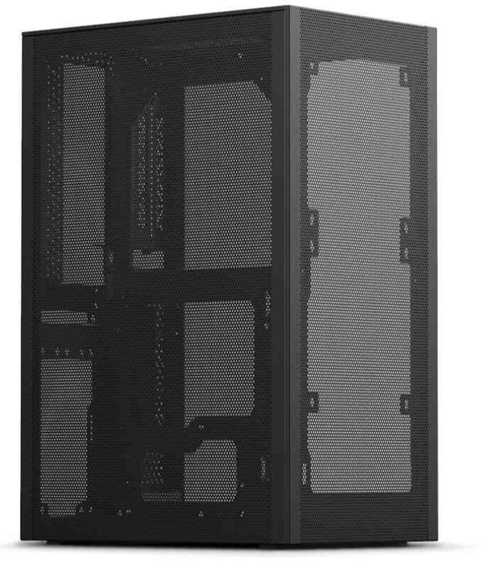 Obudowa do komputera Ssupd Meshlicious Full Mesh PCIE 4.0 Edition Mini-ITX czarna Obudowa do komputera Ssupd Meshlicious Full Mesh PCIE 4.0 Edition Mini-ITX czarna