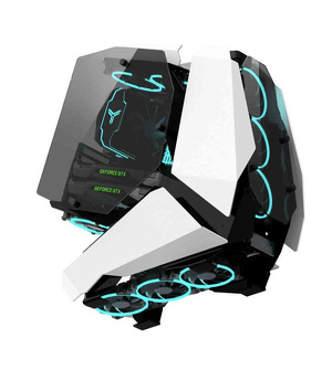 Miniatura produktu: Obudowa do komputera Jonsbo MOD5 Big-Tower Showcase, hartowane szkło biała