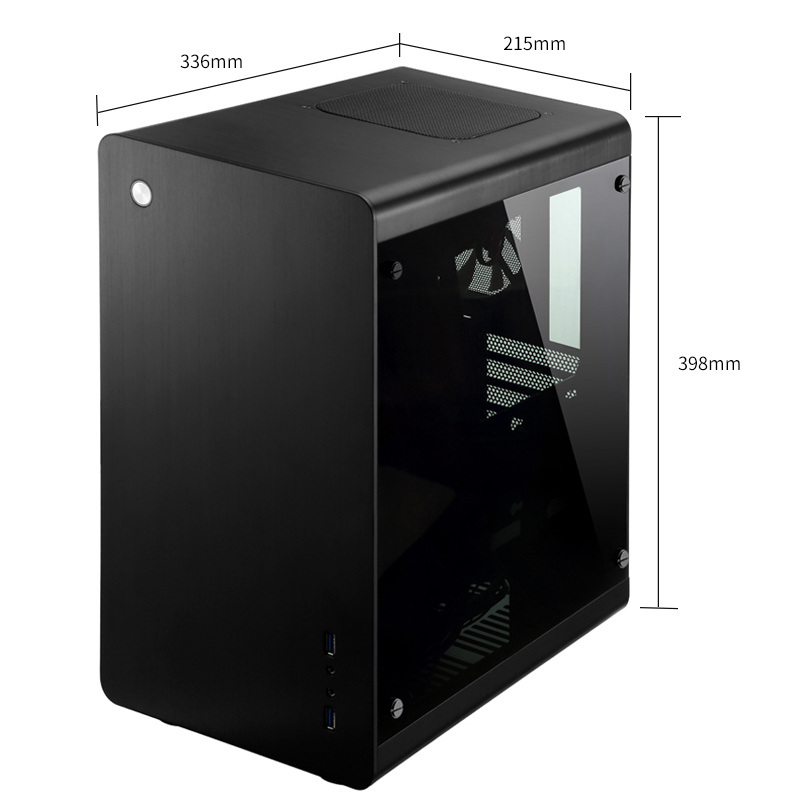 Jonsbo RM3 czarna obudowa Micro-ATX
