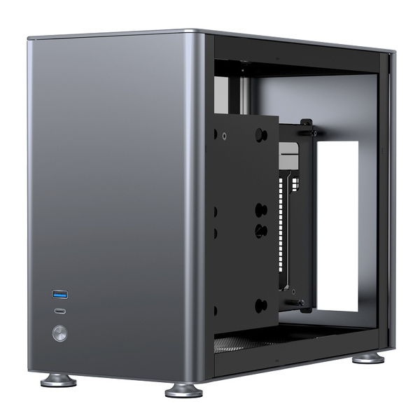 Zdjęcie produktu: Obudowa do komputera Jonsbo A4 ITX, hartowane szkło szara