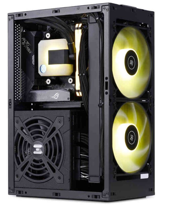 Obudowa do komputera Ssupd Meshlicious Full Mesh ITX czarna