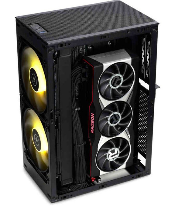 Zdjęcie produktu: Obudowa do komputera Ssupd Meshlicious ITX, hartowane szkło, czarna