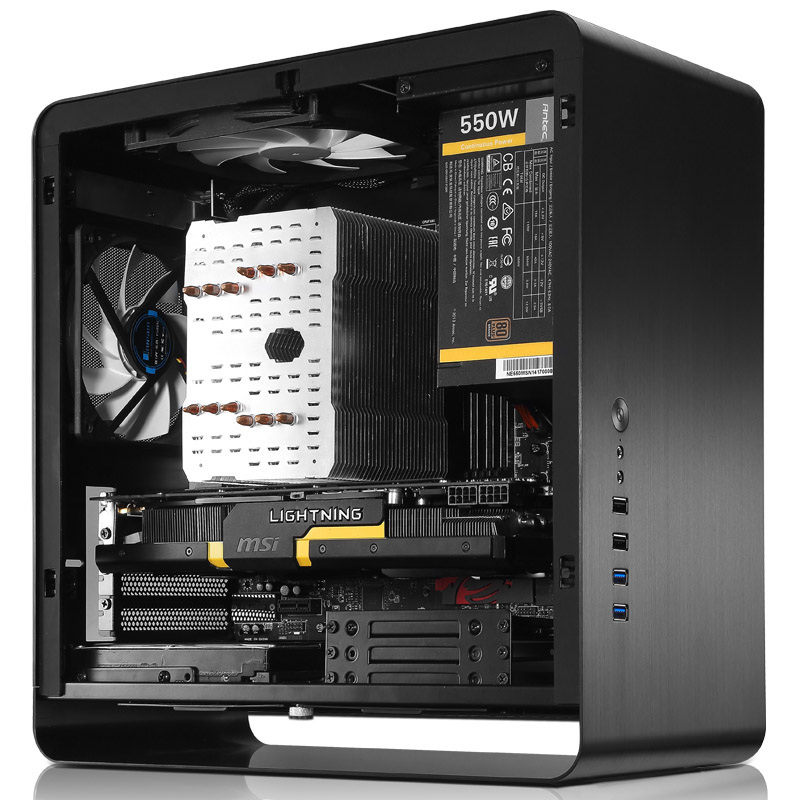 Obudowa do komputera Jonsbo UMX3 Window Micro ATX, hartowane szkło czarna Obudowa do komputera Jonsbo UMX3 Window Micro ATX, hartowane szkło czarna