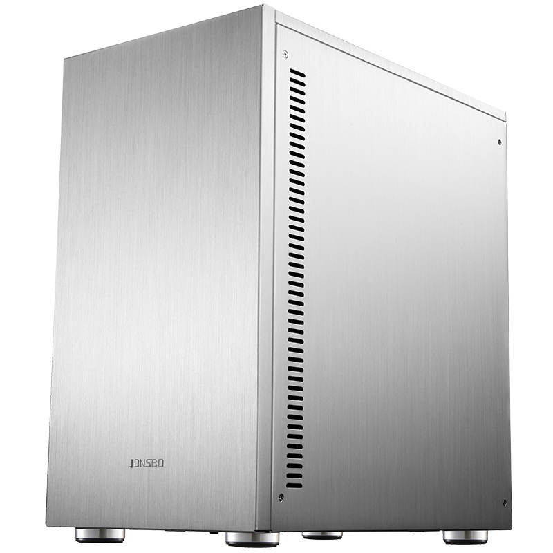 Obudowa do komputera Jonsbo C3 Plus Micro-ATX, hartowane szkło srebrna