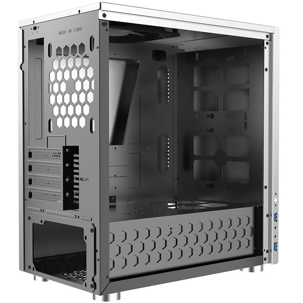Zdjęcie produktu: Obudowa do komputera Jonsbo C3 Plus Micro-ATX, hartowane szkło srebrna
