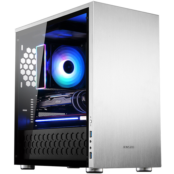 Zdjęcie produktu: Obudowa do komputera Jonsbo C3 Plus Micro-ATX, hartowane szkło srebrna