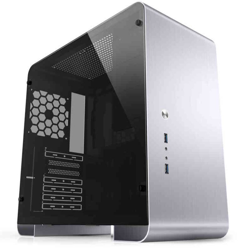 Obudowa do komputera Jonsbo U4 Plus Midi-Tower, hartowane szkło srebrna