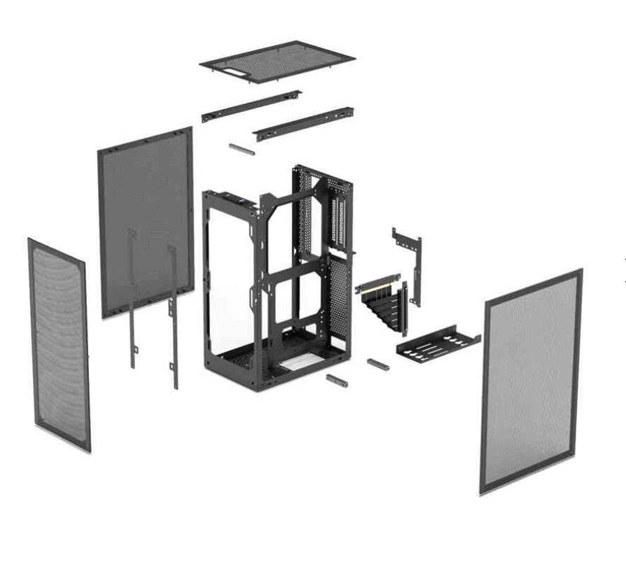 Ssupd Meshlicious panel boczny Mesh czarny