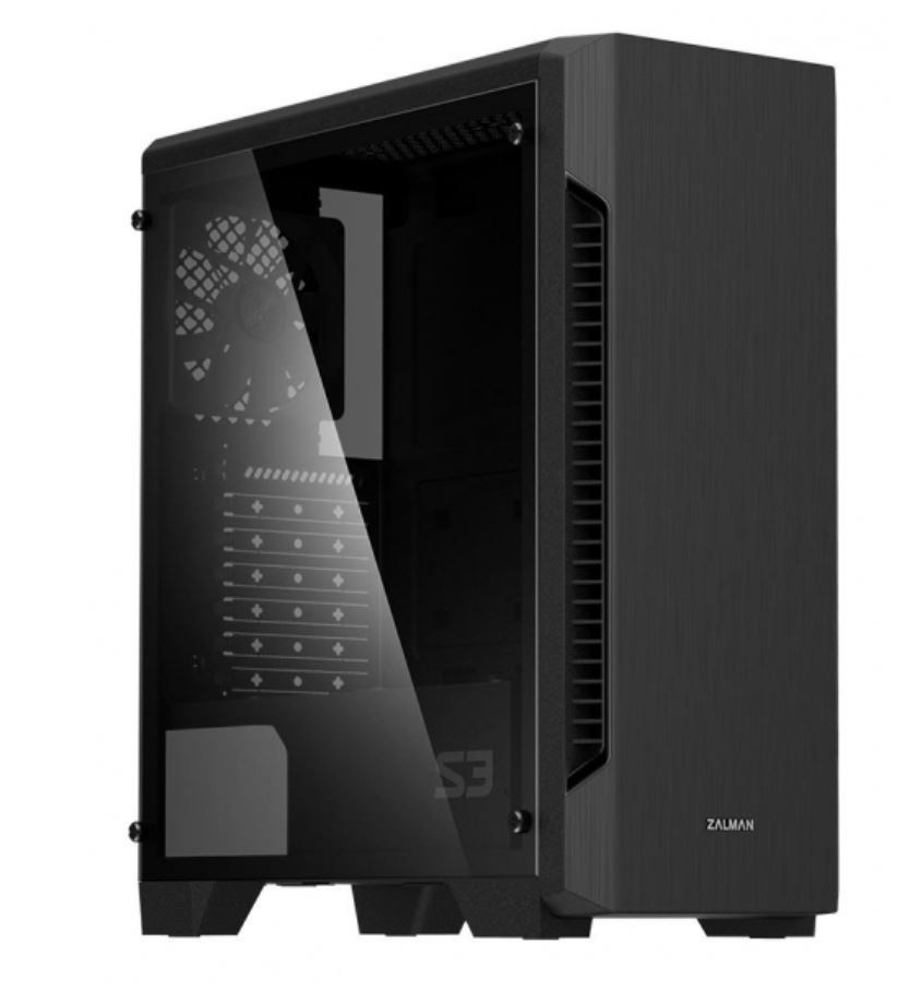 *Obudowa do komputera Zalman S3 TG Midi-Tower czarna