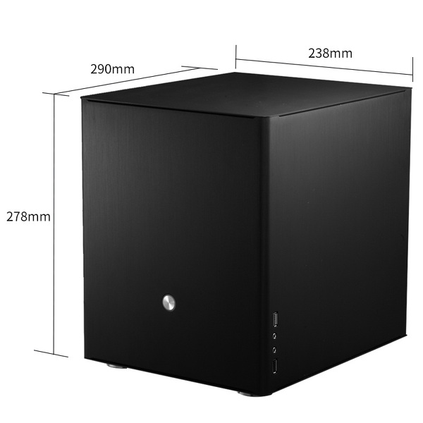 Zdjęcie produktu: Obudowa do komputera Jonsbo V4 Micro-ATX Cube- czarna
