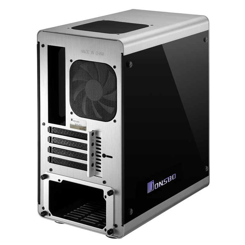 Obudowa do komputera Jonsbo RM3 Micro-ATX, hartowane szkło srebrna