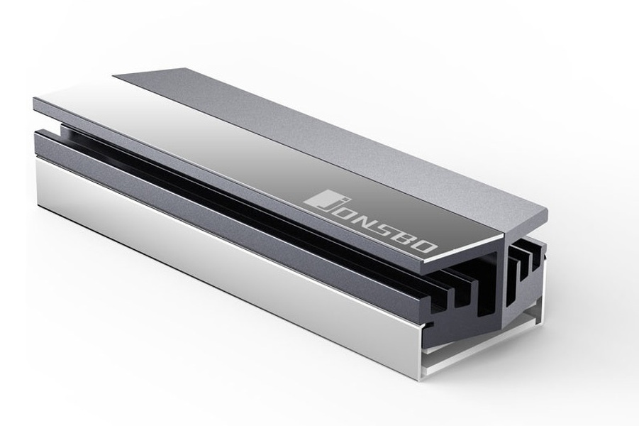 Zdjęcie produktu: Radiator na dysk Jonsbo M.2 SSD szary Zdjęcie produktu: Radiator na dysk Jonsbo M.2 SSD szary