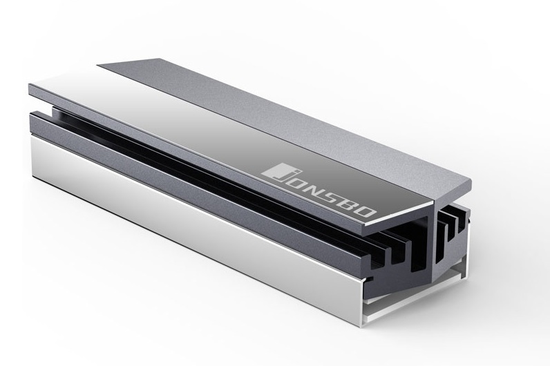 Radiator na dysk Jonsbo M.2 SSD szary Radiator na dysk Jonsbo M.2 SSD szary