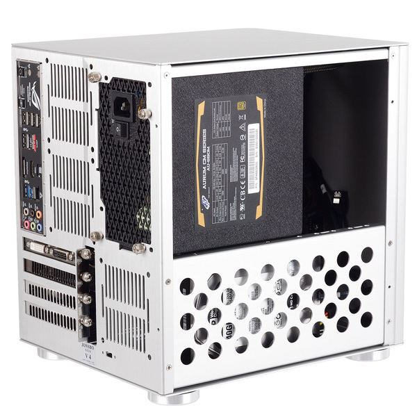 Zdjęcie produktu: Obudowa do komputera Jonsbo V4 Micro-ATX Cube- srebrna Zdjęcie produktu: Obudowa do komputera Jonsbo V4 Micro-ATX Cube- srebrna
