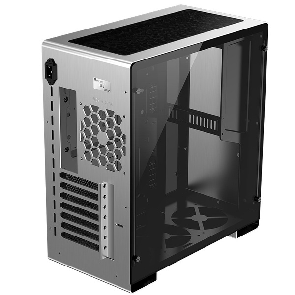 Zdjęcie produktu: Obudowa do komputera Jonsbo U5 Midi-Tower, hartowane szkło srebrna Zdjęcie produktu: Obudowa do komputera Jonsbo U5 Midi-Tower, hartowane szkło srebrna