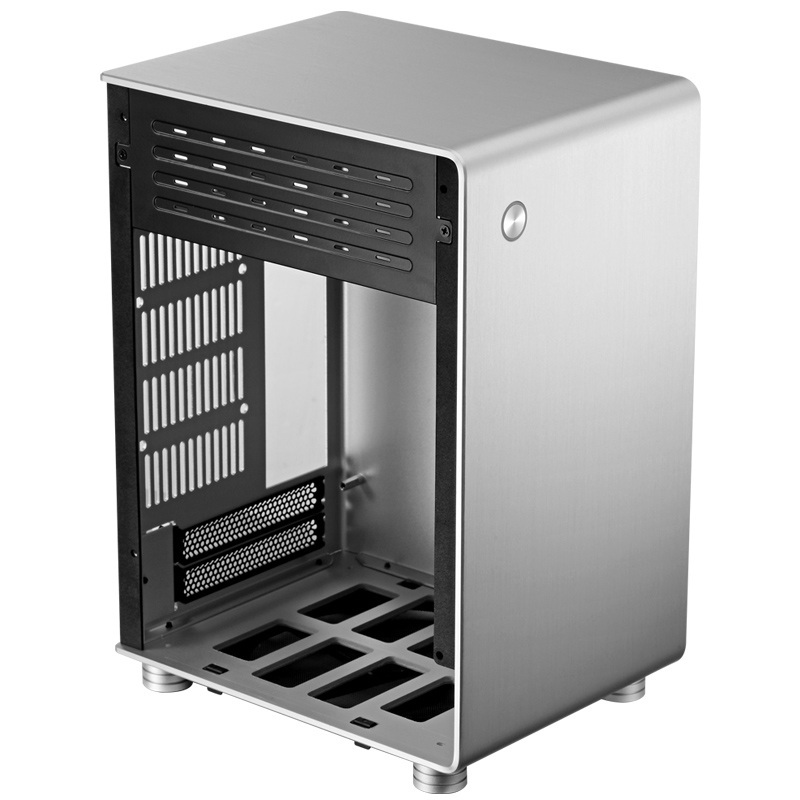 Obudowa do komputera Jonsbo U1 Plus Mini-ITX, hartowane szkło srebrna