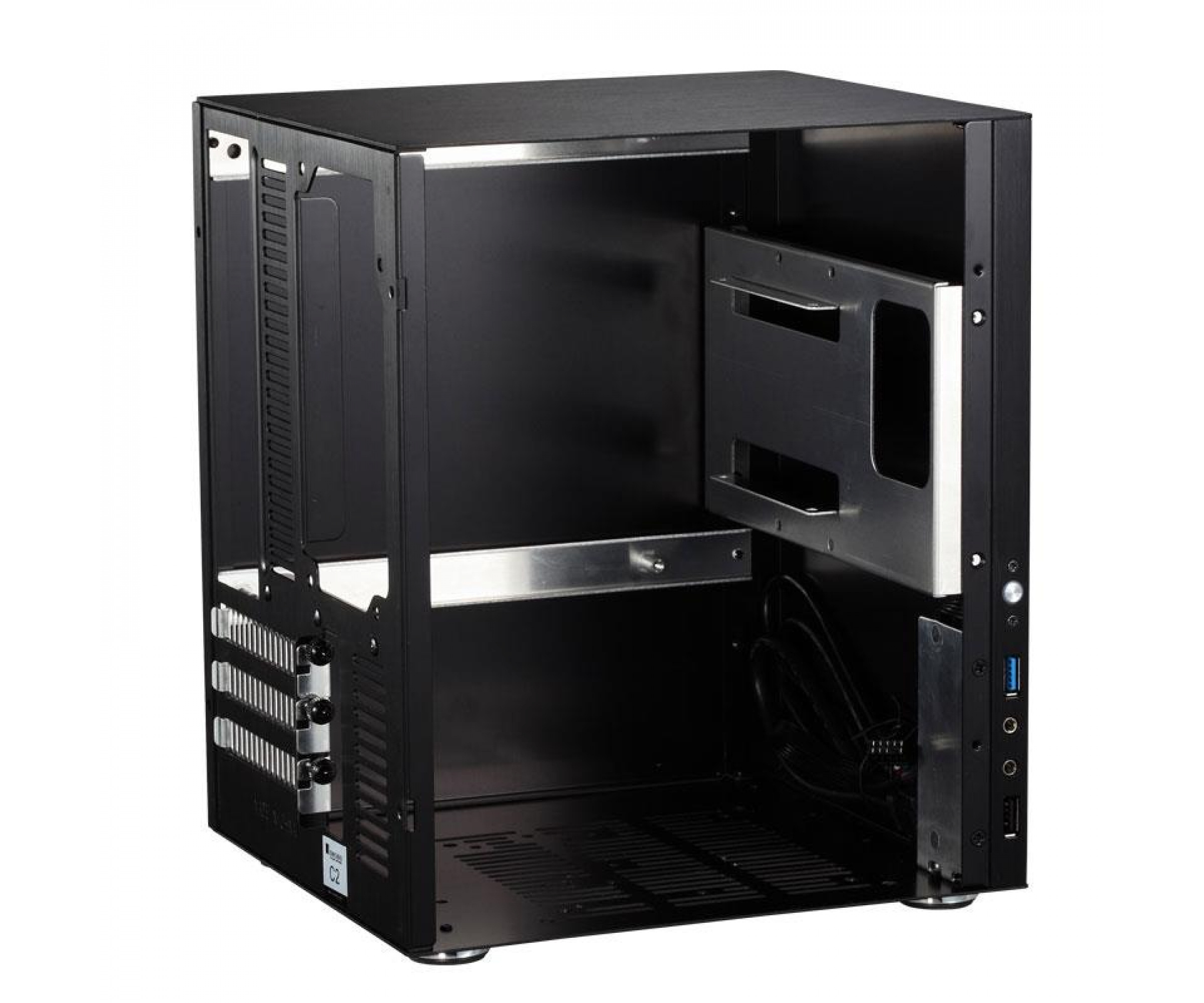 Obudowa do komputera Jonsbo C2 Mini-ITX, Aluminium czarna