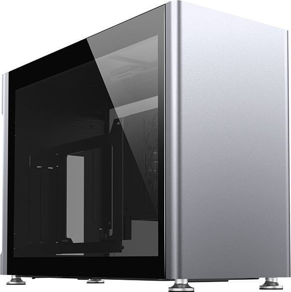 Zdjęcie produktu: Obudowa do komputera Jonsplus i100 Pro ITX, hartowane szkło srebrna Zdjęcie produktu: Obudowa do komputera Jonsplus i100 Pro ITX, hartowane szkło srebrna