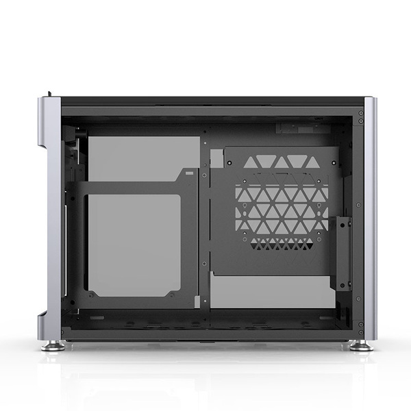 Zdjęcie produktu: Obudowa do komputera Jonsplus i100 Pro ITX, hartowane szkło srebrna Zdjęcie produktu: Obudowa do komputera Jonsplus i100 Pro ITX, hartowane szkło srebrna