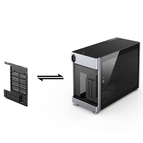 Zdjęcie produktu: Obudowa do komputera Jonsplus i100 Pro ITX, hartowane szkło srebrna Zdjęcie produktu: Obudowa do komputera Jonsplus i100 Pro ITX, hartowane szkło srebrna