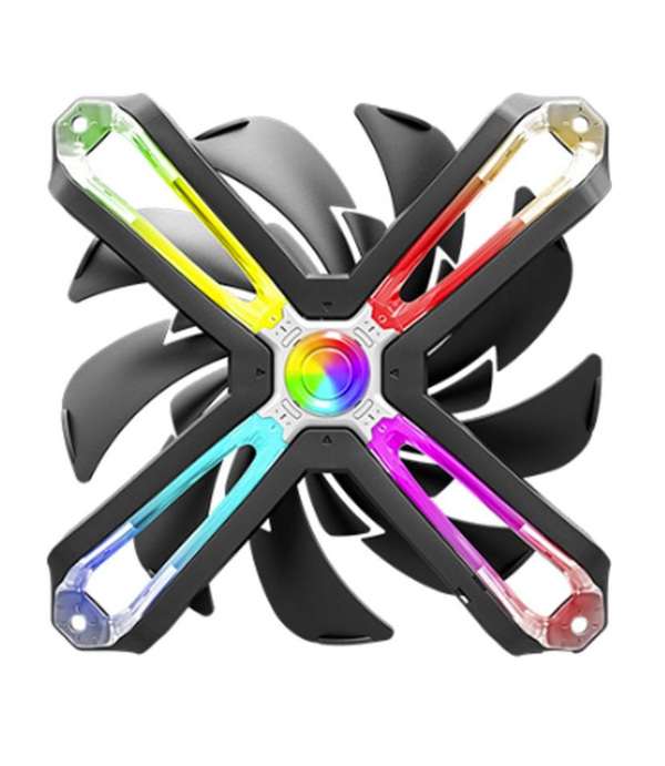 Zdjęcie produktu: Wentylator Zalman 140mm ZM-SF140 ARGB (zestaw 3szt) z kontrolerem, czarny