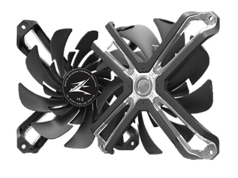 Zdjęcie produktu: Wentylator Zalman 140mm ZM-SF140 ARGB (zestaw 3szt) z kontrolerem, czarny