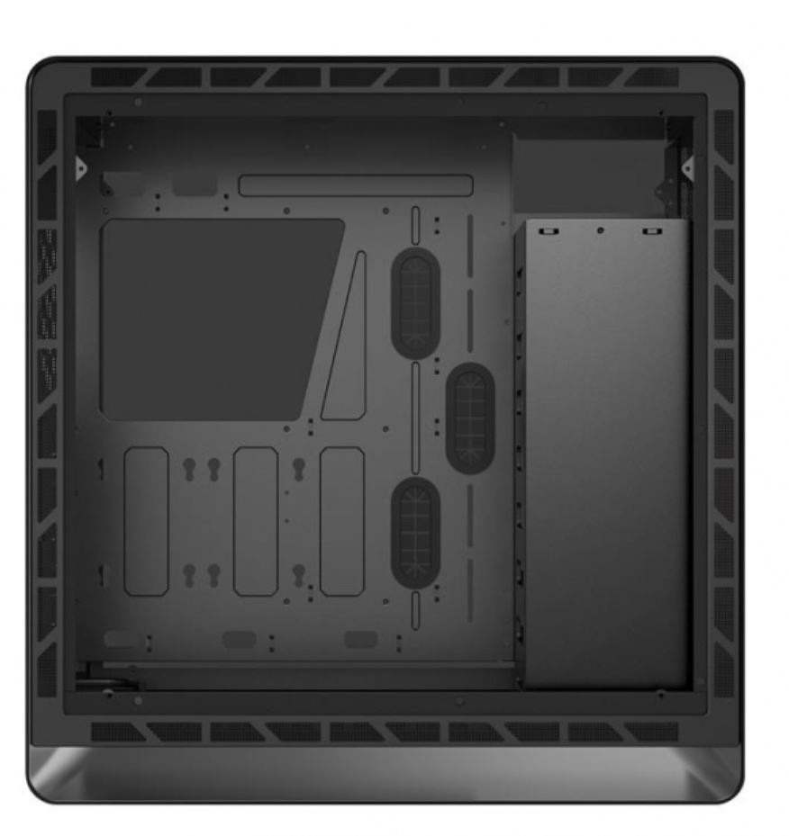 Obudowa do komputera Jonsbo UMX6 Midi-Tower, hartowane szkło czarna