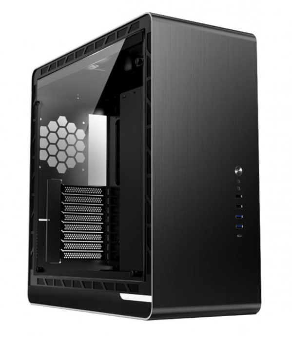 Zdjęcie produktu: Obudowa do komputera Jonsbo UMX6 Midi-Tower, hartowane szkło czarna