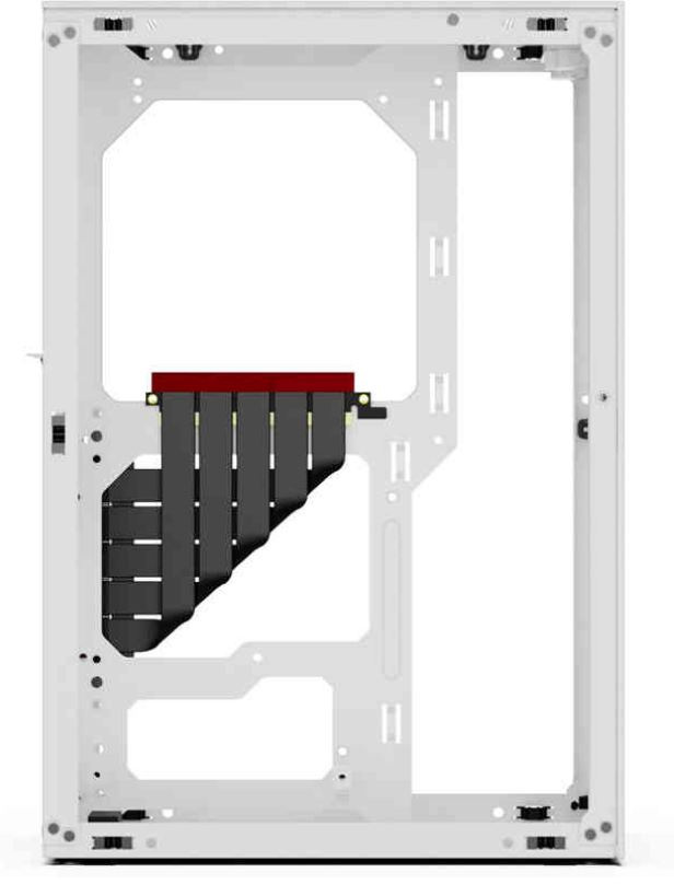 Obudowa do komputera Ssupd Meshlicious Full Mesh PCIE 4.0 Edition ITX biała