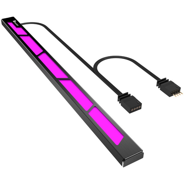 Zdjęcie produktu: Panel świecący Jonsbo LB-3 LED Panel, RGB 26,6cm, 4-pin Zdjęcie produktu: Panel świecący Jonsbo LB-3 LED Panel, RGB 26,6cm, 4-pin