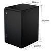 Miniatura zdjęcia: Obudowa do komputera Jonsbo U3 Midi-Tower czarna Miniatura zdjęcia: Obudowa do komputera Jonsbo U3 Midi-Tower czarna