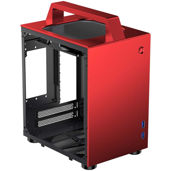 Zdjęcie produktu: Obudowa do komputera Jonsbo T8 Mini-ITX, hartowane szkło czerwona