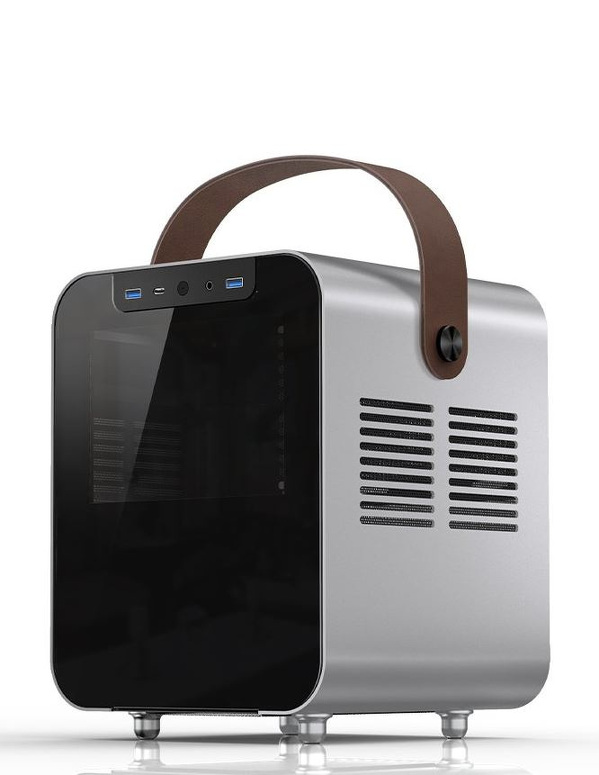 Zdjęcie produktu: Obudowa do komputera Jonsplus BO 100 ITX, hartowane szkło srebrna