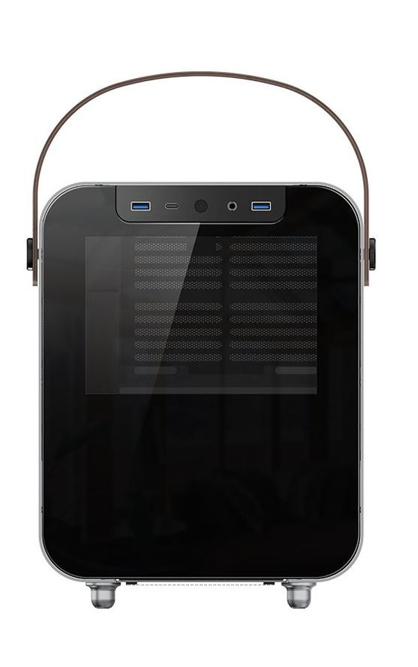 Zdjęcie produktu: Obudowa do komputera Jonsplus BO 100 ITX, hartowane szkło srebrna