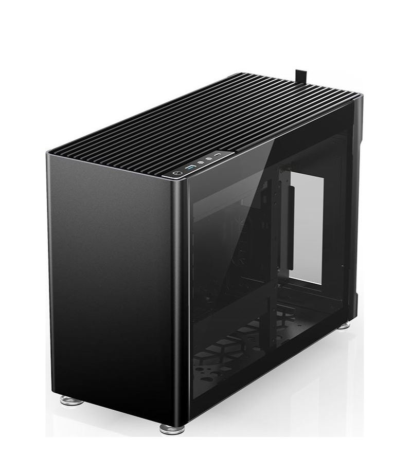 Obudowa do komputera Jonsplus i100 Pro ITX czarna Obudowa do komputera Jonsplus i100 Pro ITX czarna