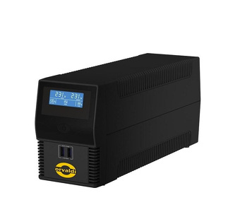 Miniatura produktu: Zasilacz UPS Orvaldi i1000 LCD USB Miniatura produktu: Zasilacz UPS Orvaldi i1000 LCD USB