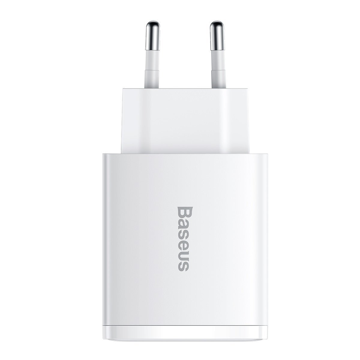 Ładowarka sieciowa Baseus Compact Quick Charger, 2x USB, 1x USB TYP-C PD, 3A, 30W - biała (CCXJ-E02) Ładowarka sieciowa Baseus Compact Quick Charger, 2x USB, 1x USB TYP-C PD, 3A, 30W - biała (CCXJ-E02)