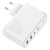 Miniatura zdjęcia: Ładowarka sieciowa Baseus GaN2 Pro 100W, 2x USB A + 2x USB Typ-C - biała (CCGAN2P-L02) Miniatura zdjęcia: Ładowarka sieciowa Baseus GaN2 Pro 100W, 2x USB A + 2x USB Typ-C - biała (CCGAN2P-L02)