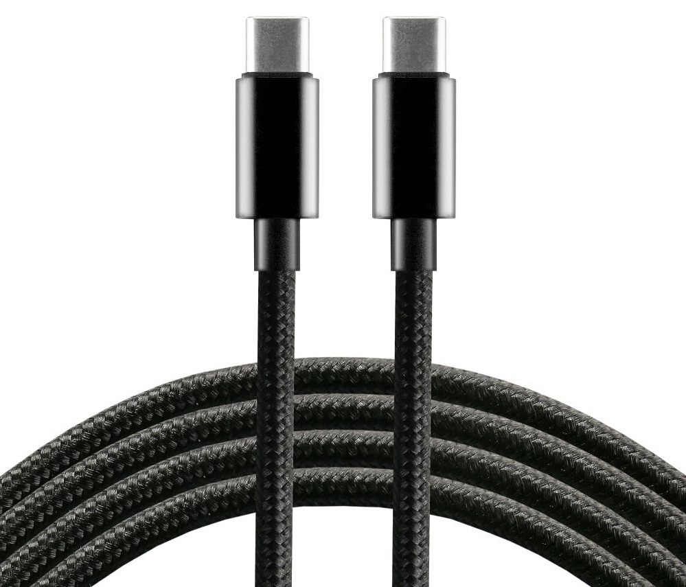 Kabel przewód pleciony USB-C PD 200cm everActive CBB-2PD3 Power Delivery 3A z obsługą szybkiego ładowania 60W