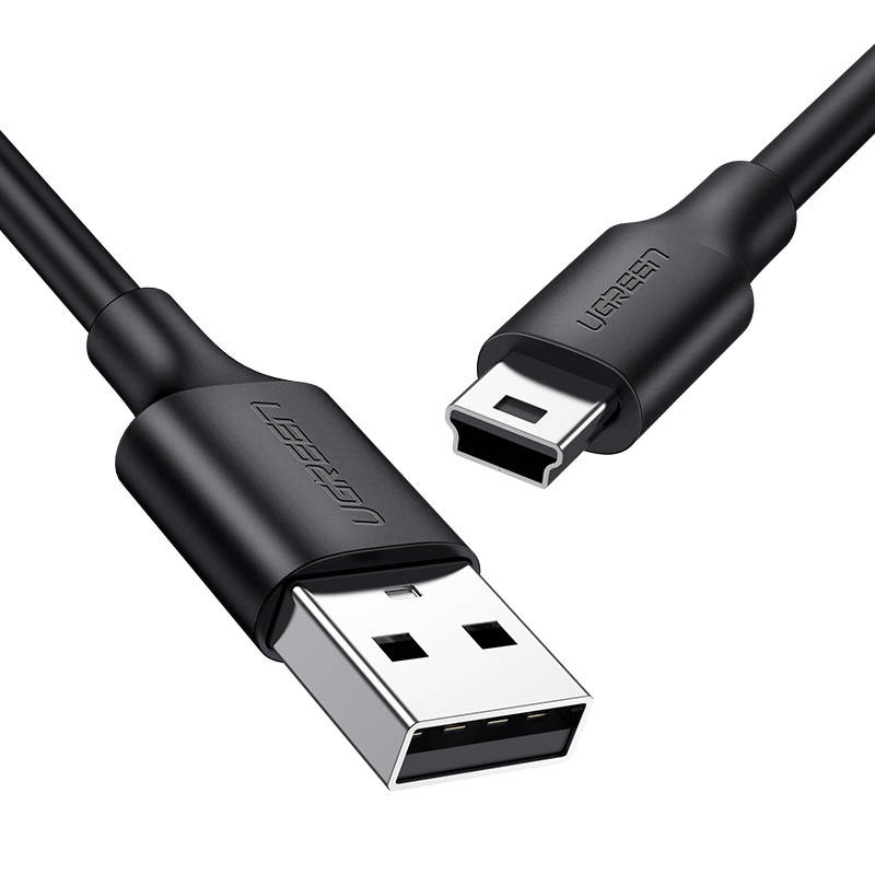 Kabel mini USB - USB-A UGREEN US132, 1m - czarny (10355)
