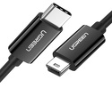 Miniatura zdjęcia: Kabel USB TYP-C do mini USB UGREEN US242, 1m - czarny (50445)
