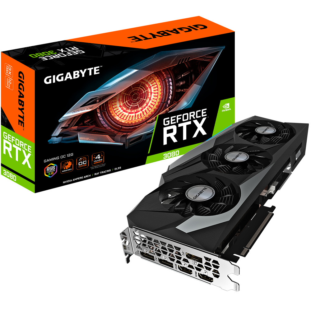 Gigabyte GeForce RTX 3080 Gaming OC 12GB GDDR6X (GV-N3080GAMING OC-12GD) Gigabyte GeForce RTX 3080 Gaming OC 12GB GDDR6X (GV-N3080GAMING OC-12GD)