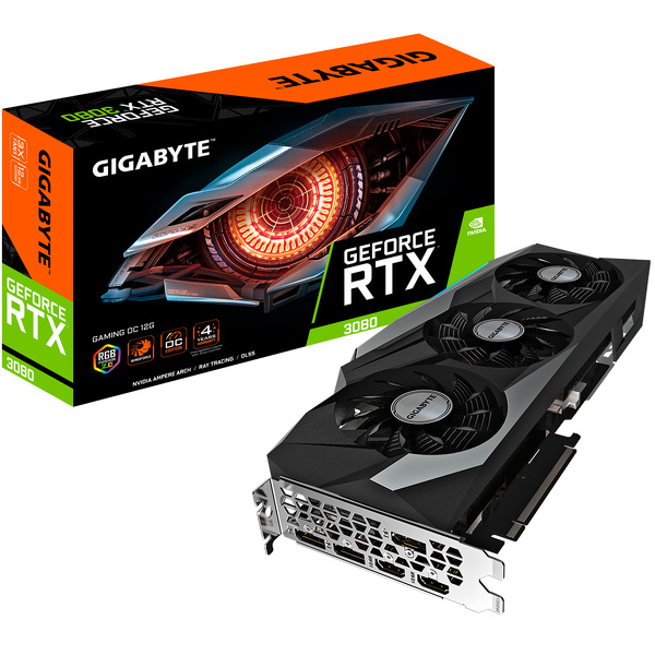 Zdjęcie produktu: Gigabyte GeForce RTX 3080 Gaming OC 12GB GDDR6X (GV-N3080GAMING OC-12GD) Zdjęcie produktu: Gigabyte GeForce RTX 3080 Gaming OC 12GB GDDR6X (GV-N3080GAMING OC-12GD)