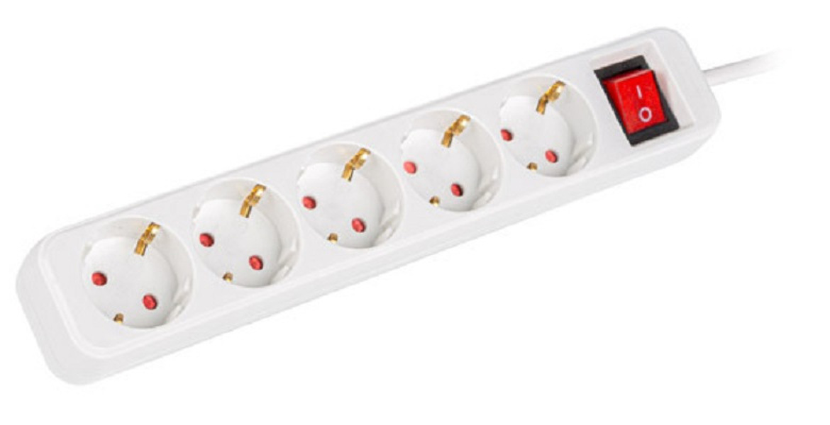 Zdjęcie produktu: Lanberg listwa 3m 5x 230V Schuko wyłącznik